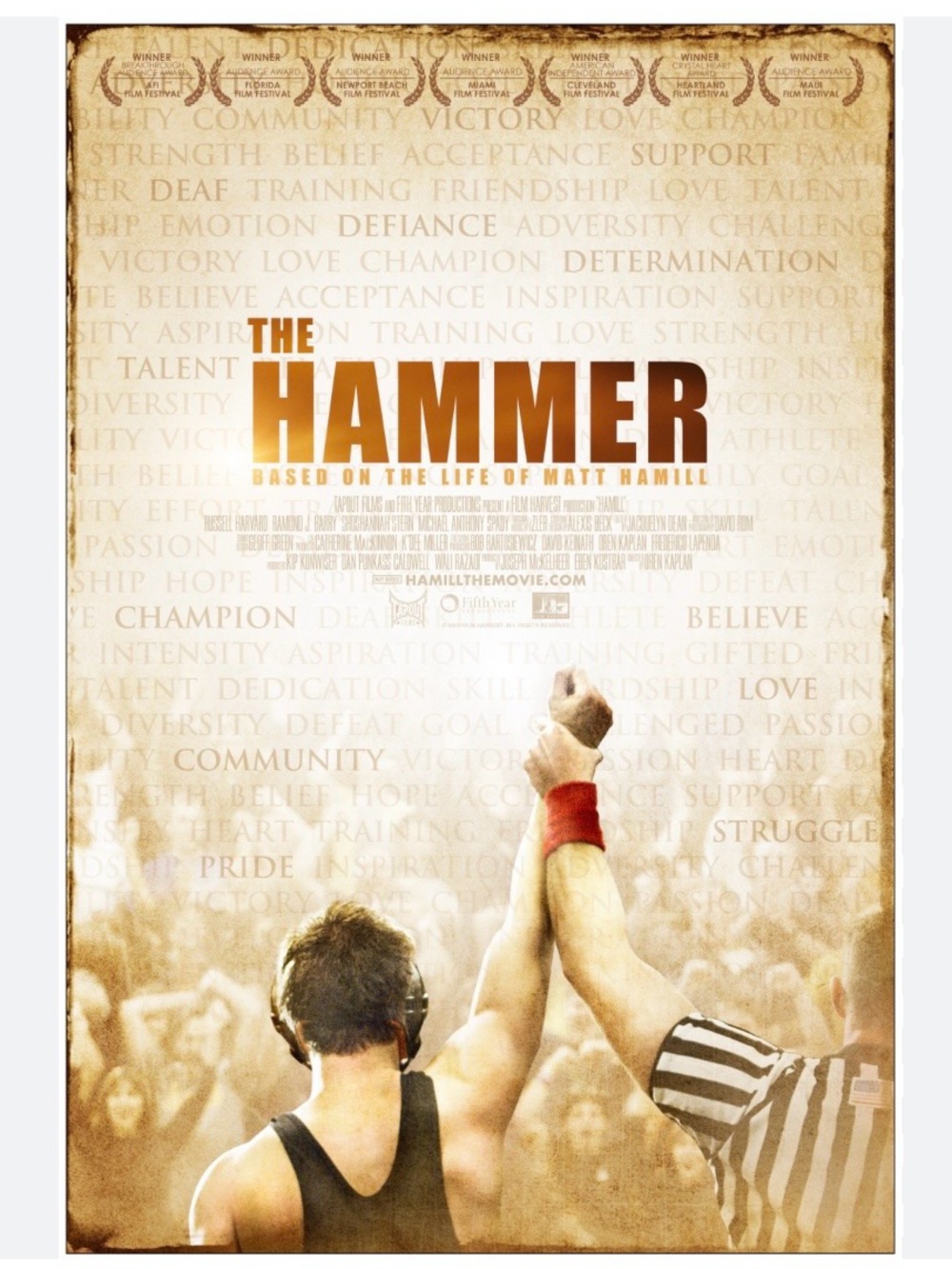 The Hammer Movie dvd - Vintage Brown & Cream